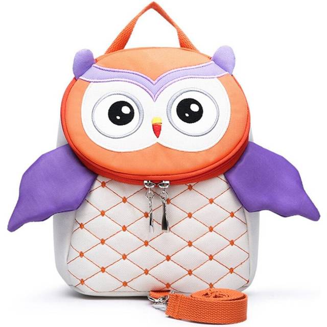 Toddler Backpack Kids Baby Bag Cartoon 3D Owl Pattern Kindergarten School Bag Boys Girls Infantil