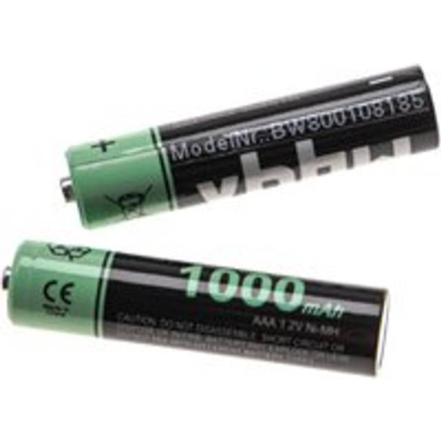 Vhbw - 2x Battery compatible with avm Fritz Fon 7270, C3, 7150 Wireless Landline Phone (1000mAh, 1.2 v, NiMH) black