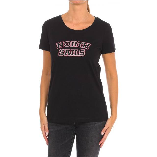 North Sails Womens short sleeve t-shirt 9024320 - Black - Size X-Large