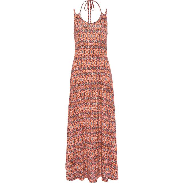 LASCANA Ethnic Print Maxi Summer Dress - Brown Print