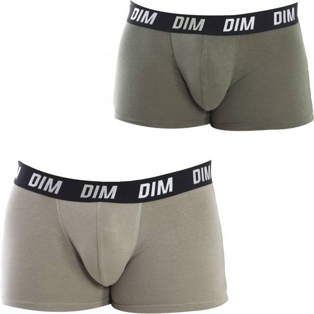 Dim Mens Pack-2 Boxers Sport Stretch D0DA8 man - Green - Size Medium