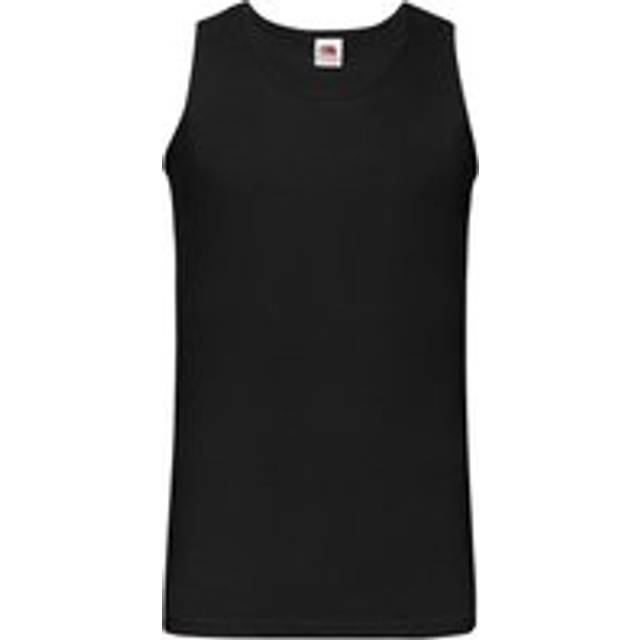 Fruit Of The Loom  Tops / Sleeveless T-shirts 61098  - UK M - Black - UK M