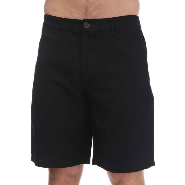 Armani Exchange Mens Linen Rayon Twill Shorts in Navy - Size 34 inch