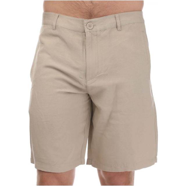 Armani Exchange, Shorts, Herr, W38, Bomull, Beige knälånga shorts med fickor - beige (W38)