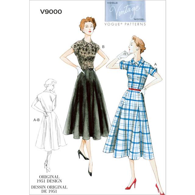 Vogue Paper Sewing Pattern 9000