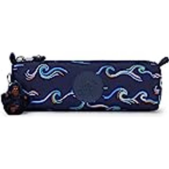 Kipling Pouch Freedom Fun Ocean Print Medium Woman 100% Recycled Polyester