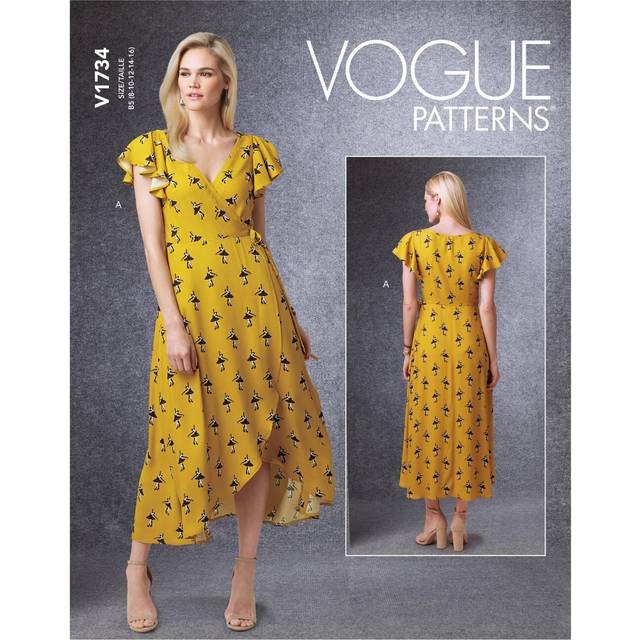Vogue Misses' Fitted Dress Sewing Pattern, VI1734