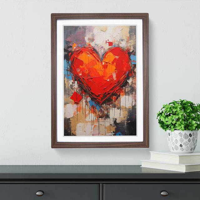 XYZ-FRM-V1223-4351 Print - Walnut Framed (46cm H x 34cm W x 2cm D)