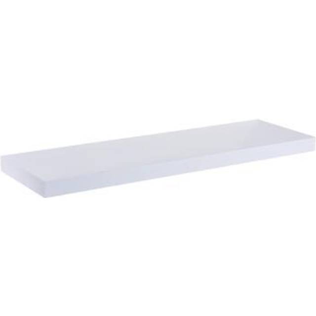 Innoteck 80cm High Gloss White Floating Wall Shelf, White