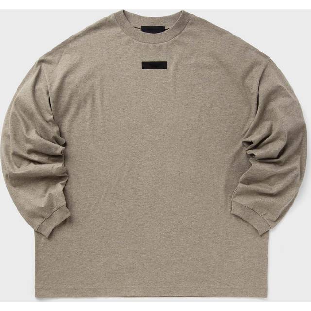 Fear of God Essentials Long-Sleeve Tee Heather Grey Men Tops 125SU244201F S