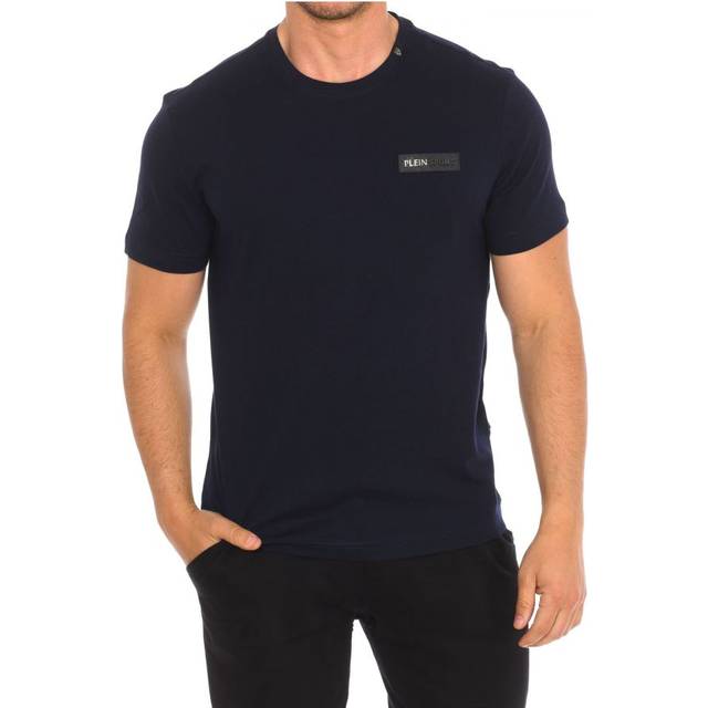 Plein Sport TIPS414 Mens short sleeve t-shirt - Blue - Size Small