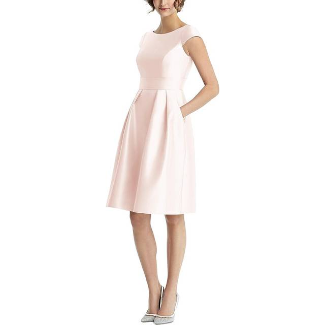 Alfred Sung Pleated Cocktail Dress