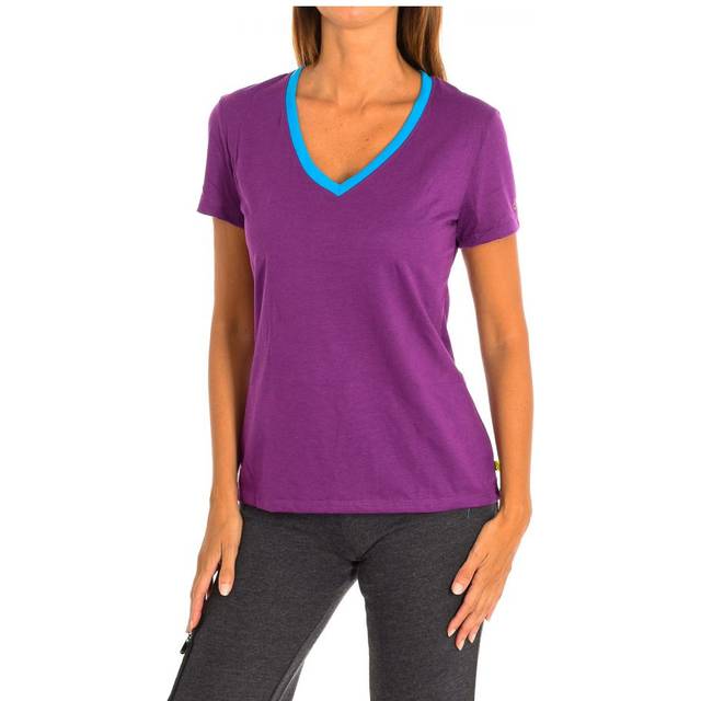 Zumba Womens sports t-shirt with sleeves Z1T00506 - Lilac - Size Small