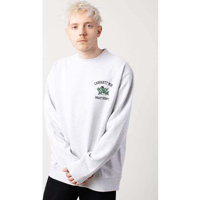 Carhartt WIP - Smart Sports Ash Heather - Sweater - grey - M - 100% Cotton,Sweat