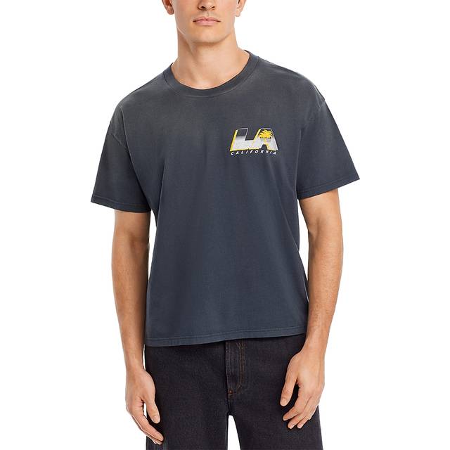 FRAME Denim Relaxed Vintage Print T-Shirt