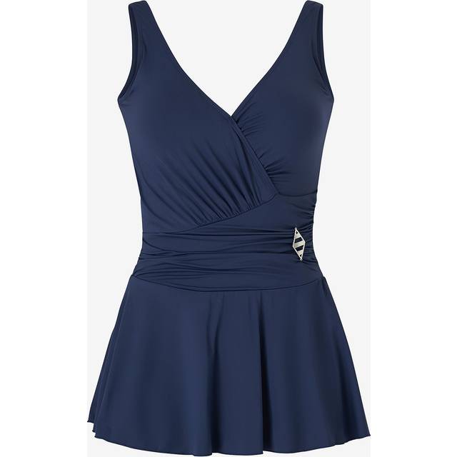 Venezia Skirted Swimsuit - Navy - 16