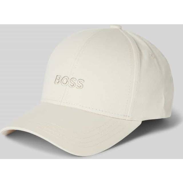 Cotton-twill cap with embroidered logo - White
