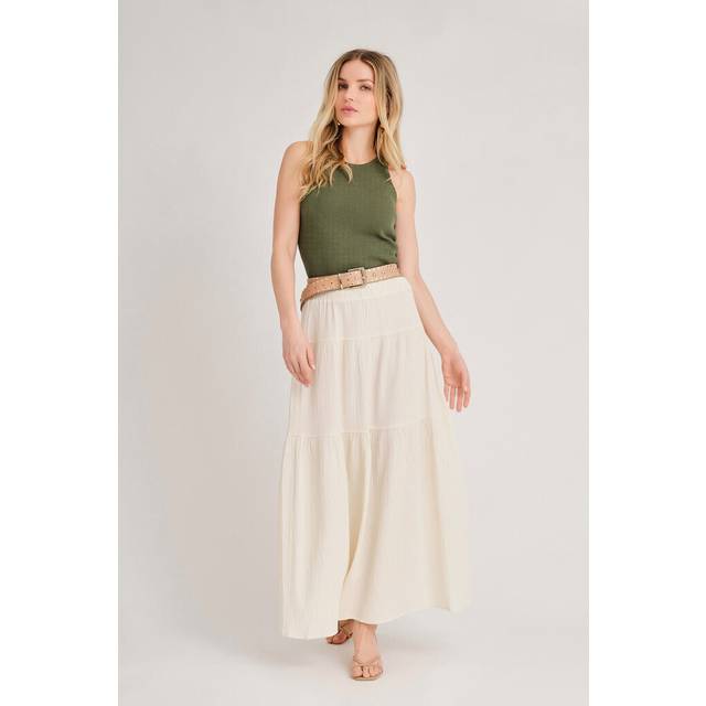 A-VIEW Textured Maxi Skirt