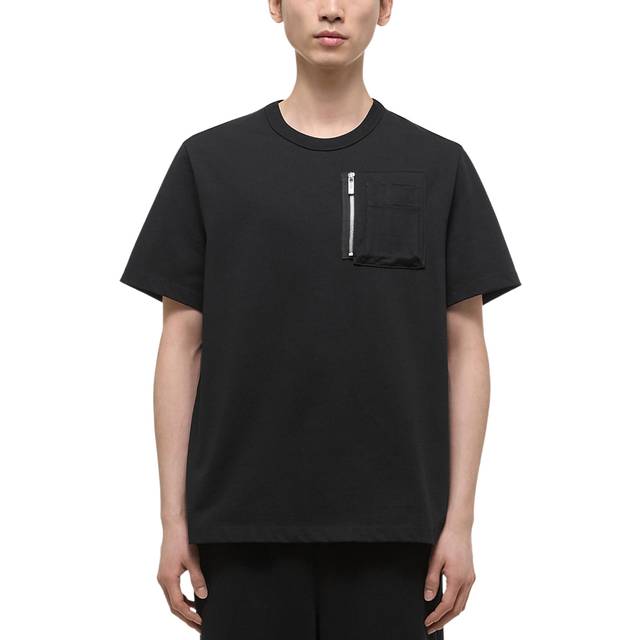 Helmut Lang, T-Shirts, male, Black, L, T-shirt with pockets