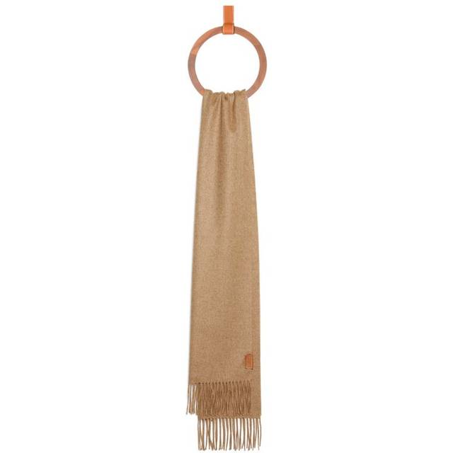 Loewe Cashmere Scarf - Beige - One size