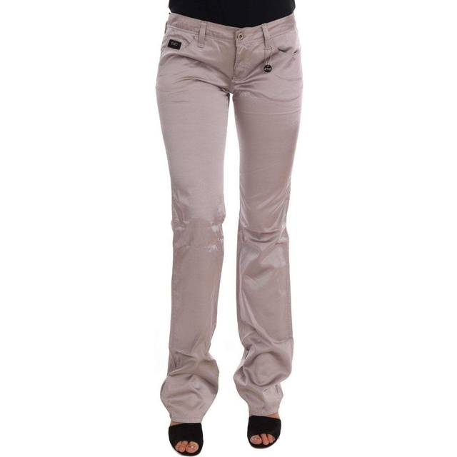 Costume National, Bukser, Dame, Beige, W26, Bomuld, Wide Bukser