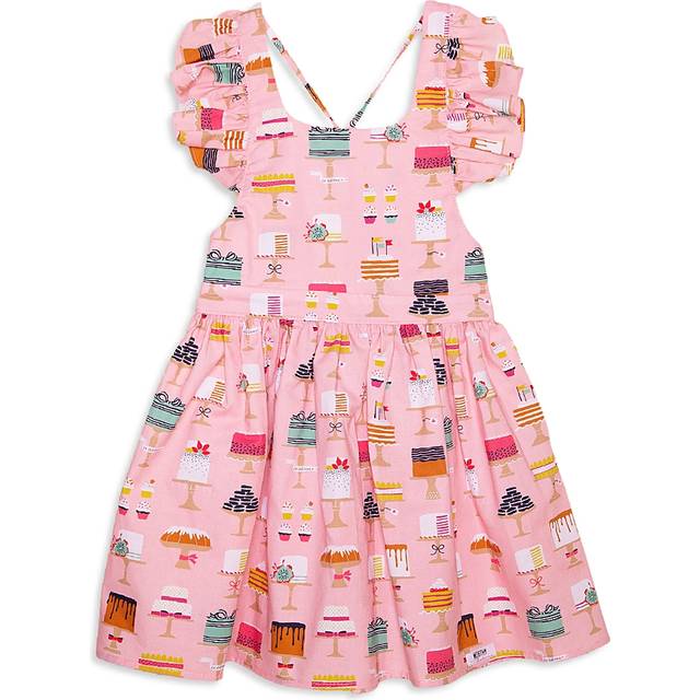 Worthy Threads Girls' Made from Scratch Ruffle Sleeve Dress - Little Kid, Big Kid