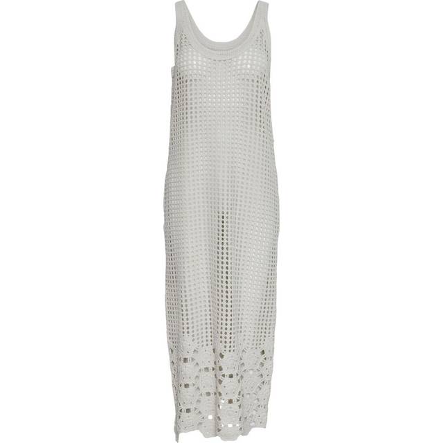 YAS Yasnola Sl Long Knit Dress |Kräm |L
