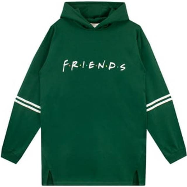 Friends hoodie kids girls 7 8 9 years hooded jumper green forest green white