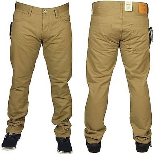Jack & jones mens slim fit jeans denim pants for men, beige colour, 30w to 38w