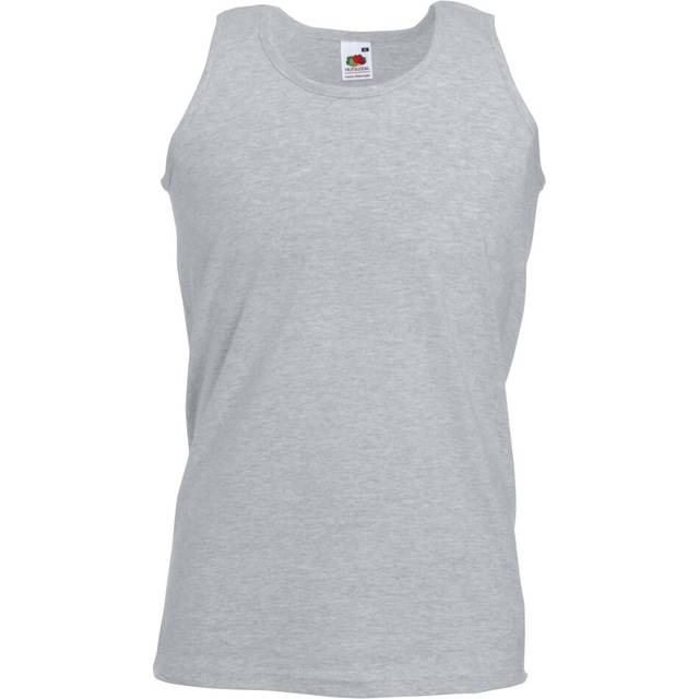 Fruit Of The Loom 61098 Athletic Vest Size: S, COLOUR: Heather Grey