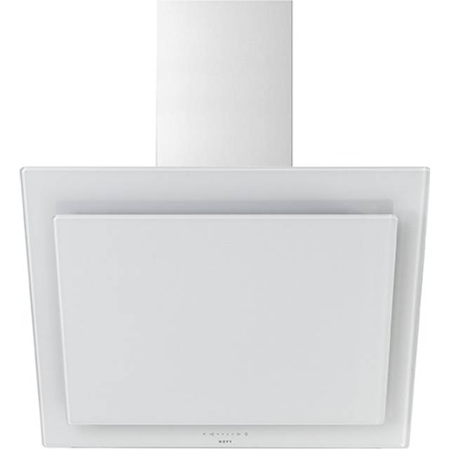 Novy 7851 Vision Chimney Hood 75cm - White Glass