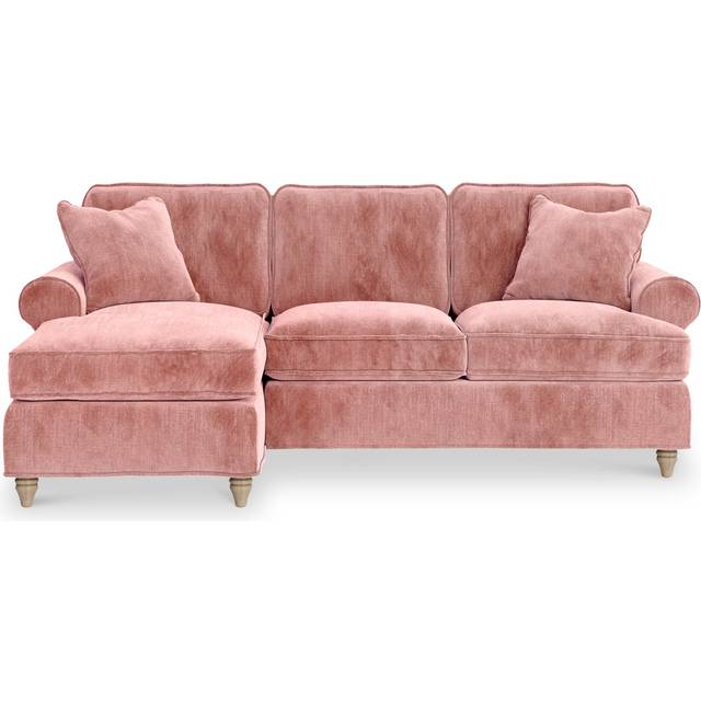 Alfie Chaise Sofa | 8 Chenille Colours | Express Delivery | Roseland