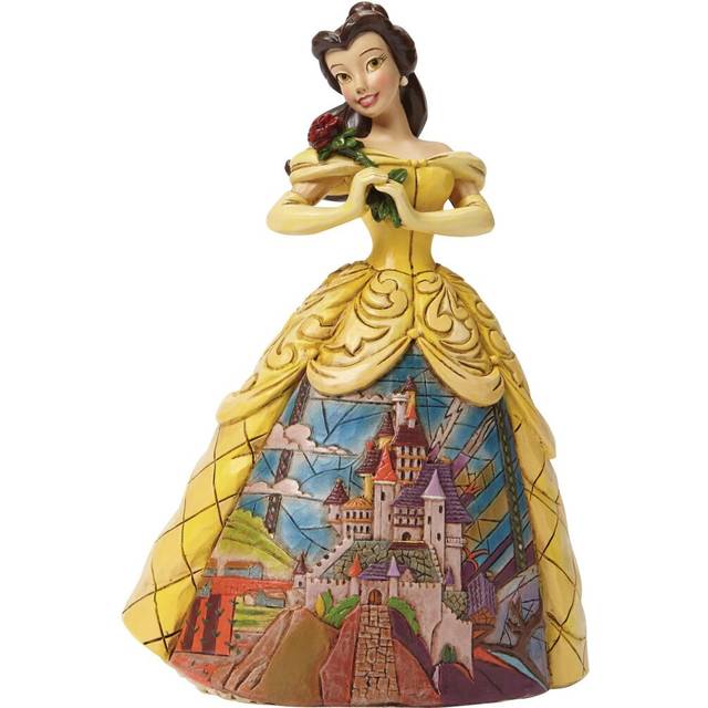 Enchanted Belle Figurine - Yellow (16cm H X 10.5cm W X 8.5cm D)