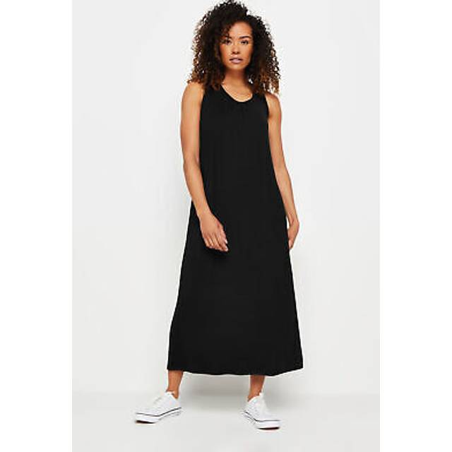 M&Co Black Racer Back Midi Dress 12 M&Co Womens
