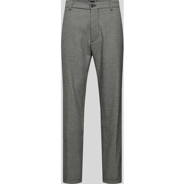 Hugo Boss Men's Regular-Fit Trousers - Black - Size: 38/32