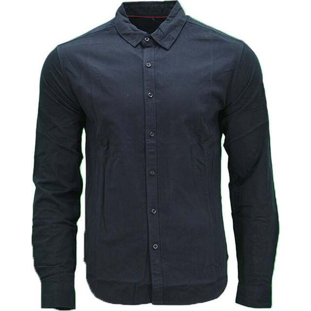 (Black, M) LEVIS Mens Shirts Cotton Long Sleeve Flannel Shirt