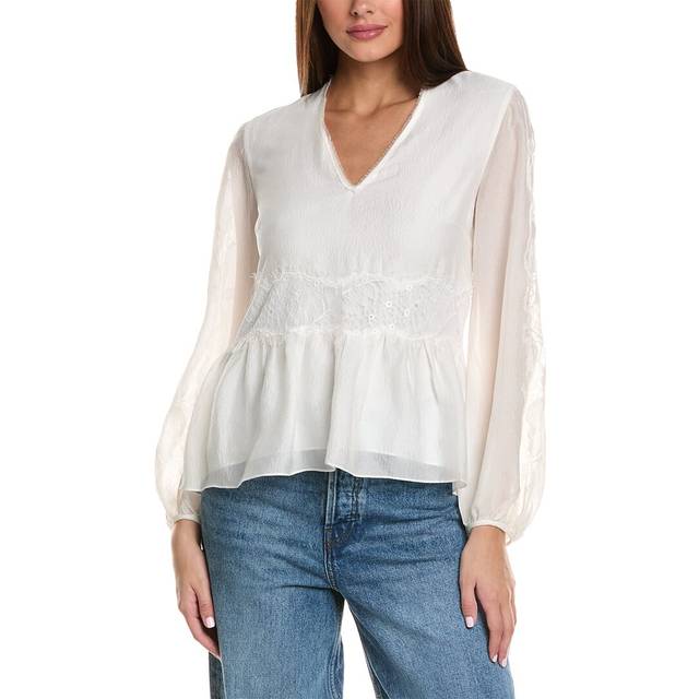 3.1 Phillip Lim Blouson Sleeve Silk Top