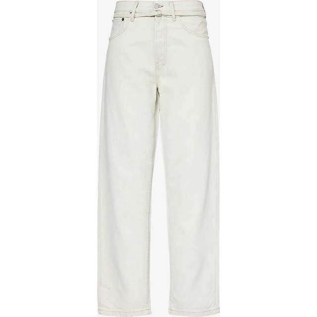Acne Studios Womens Light Blue 1991 Faded-wash Straight-leg Mid-rise Jeans 26 - LIGHT BLUE