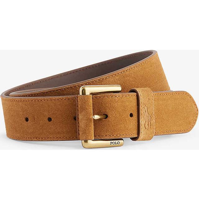 Polo Ralph Lauren Suede Pony Belt - Brown
