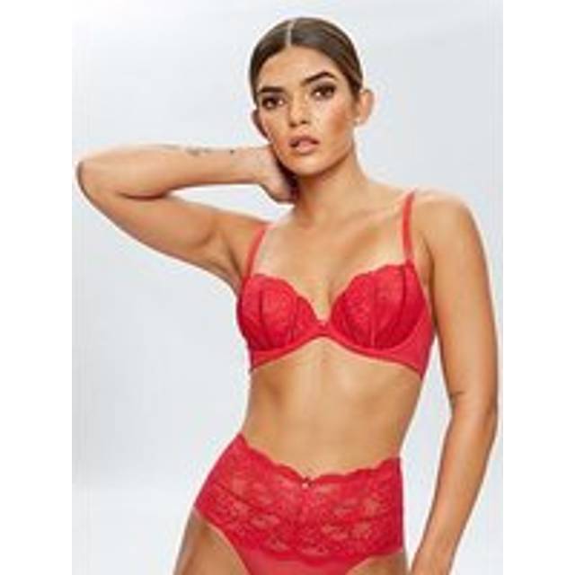 Ann Summers – Sexy Lace – Röd BH utan vaddering