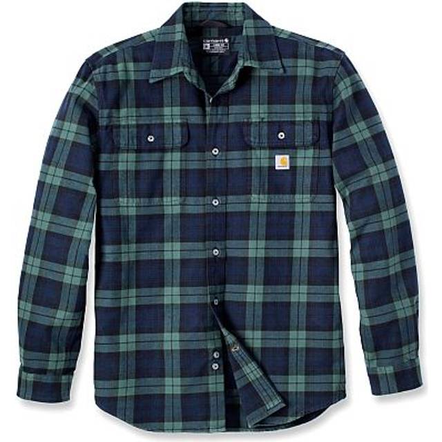 Carhartt Flannel Skjorte - Mørkegrøn