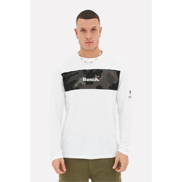 Mens &#039;INIXA&#039; Long Sleeve T-Shirt - WHITE - XL / White