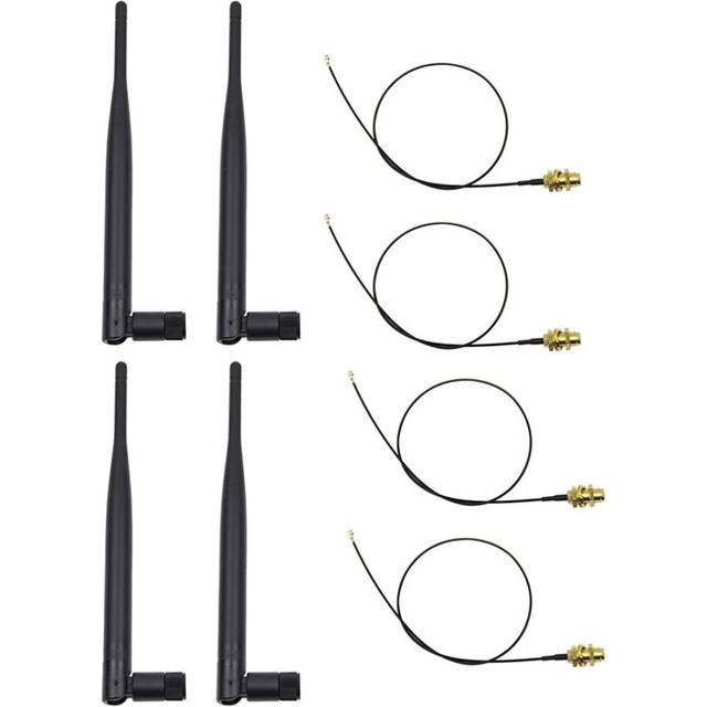 2.4ghz antenna rp-sma 20dbi wifi wlan wireless booster for pci card usb modem