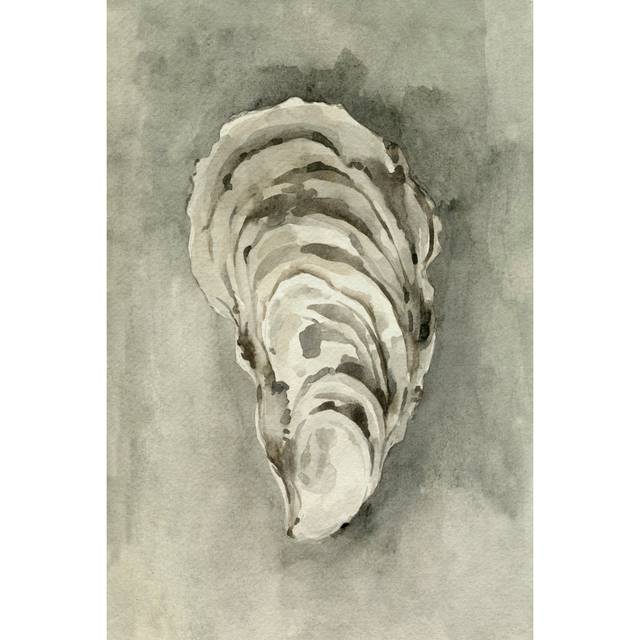 Neutral Oyster Shell II (91cm H x 61cm W x 3.8cm D)