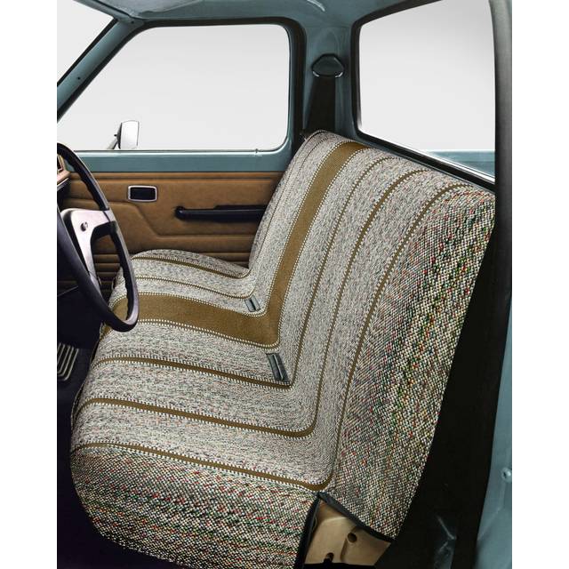West Coast Auto Car Seat Covers  Baja Saddle Blanket Car Accessories  Universal Fits Ford  Chevrolet  Dodge  Bench Seats  and Full Size Pickup Trucks