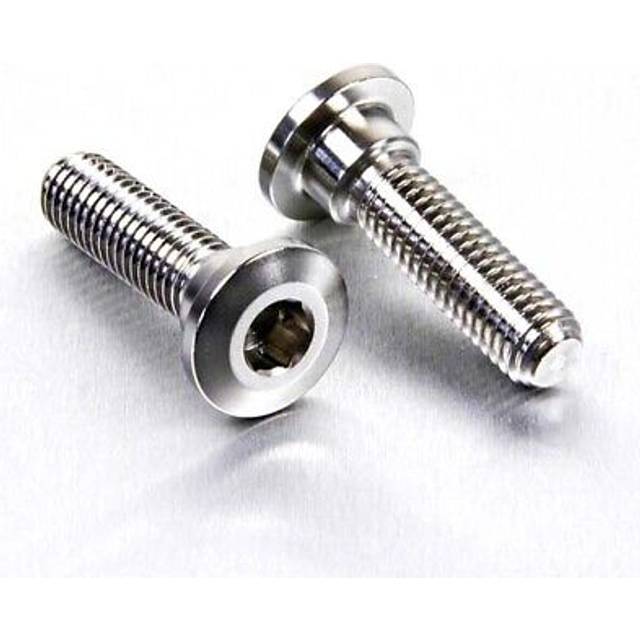 Pro-Bolt Stainless Steel Rear Brake Master Cylinder Bolt Kit - Silver, Silver