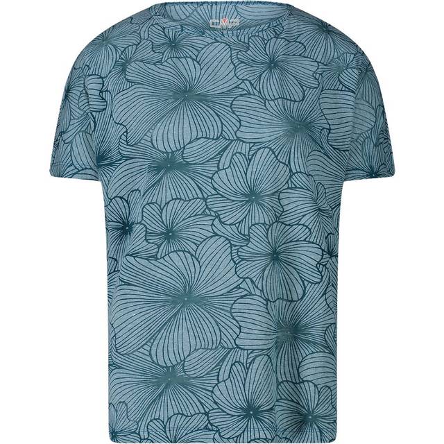 Women's flowery t-shirt CMP - Bleu