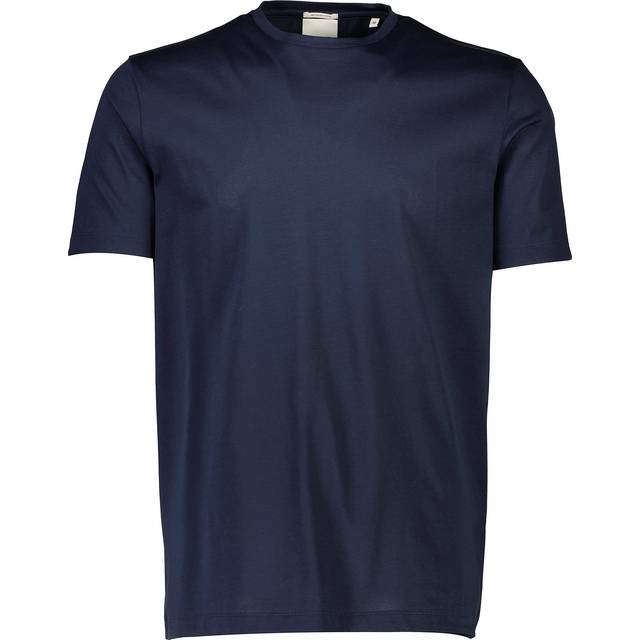 LINDBERGH BLACK Mercerized Cotton Tee S/Smercerized Cotton Tee S/S |Marinblå |L
