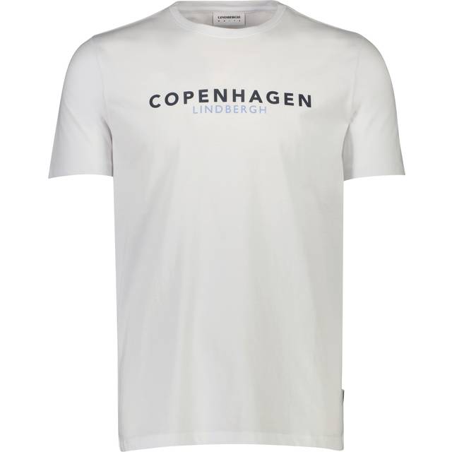 LINDBERGH BLACK Mercerized Cotton Tee S/Smercerized Cotton Tee S/S |Vit |M