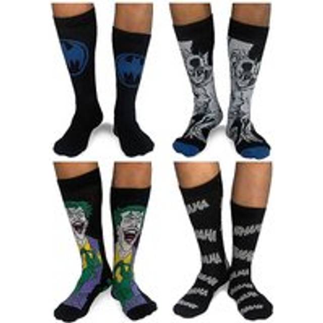 Batman & The Joker 4 Pack Men's Socks - Multi
